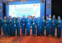Ibu Riana Sari Arinal Hadiri Rakornas TP PKK se-Indonesia 2023 di Jakarta