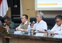 Pj Gubernur Sumsel dan Forkopimda Kumpulkan Bupati/Walikota dan Forkopimda Kabupaten/Kota Bahas Karhutla