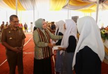 Riana Sari Arinal Buka Penyuluhan Pencegahan Penyalahgunaan Narkoba Kerja Sama LKKS dan Dinsos Lampung di SMK Negeri 2 Kotabumi