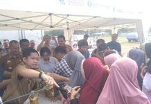 Tekan Inflasi, Pemprov Lampung dan Pemkab Mesuji Gelar Operasi Pasar Murah