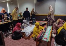 Tingkatkan Kreativitas, Inovasi dan Pemasaran Digital, Dekranasda dan Disperindag Mesuji Gelar Pelatihan Kreasi Sulam Ulat