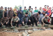 Gubernur Arinal Lakukan Peletakan Batu Pembangunan Masjid Galpanda Sidomulyo Lampung Selatan