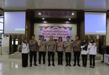 Tingkatkan Mutu Pelayanan, KAKP Lakukan Penilaian Poliklinik Pratama Polres Mesuji