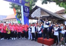 Gubernur Arinal Djunaidi Lepas Peserta Jalan Sehat di Kabupaten Tulang Bawang