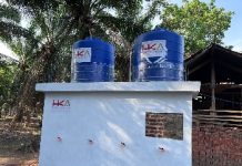 Ketua DPRD Lampung di Dampingi Project Manager Hakaaston Resmikan Sumur Bor di Kalirejo