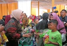 Hari Disabilitas Internasional dan HKSN, Riana Sari Arinal Resmikan Gedung Sekretariat PKDL Sabah Balau Lampung Selatan
