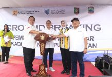 Gubernur Arinal Bersama Mendag Zulkifli Hasan Resmikan Dimulainya Revitalisasi Pembangunan Pasar Natar