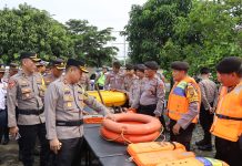 Dipimpin AKBP Ade Hermanto, Polres Mesuji Siaga Bencana Alam