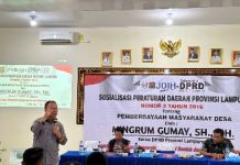 Organisasi Kepemudaan Kecamatan Kalirejo Usulkan Perbaikan Jalan Kepada Ketua DPRD Provinsi Lampung
