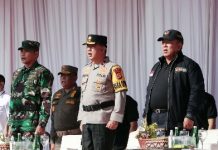 Gubernur Arinal Hadiri Apel Siaga Pengawasan Masa Tenang dan Pemungutan Penghitungan Suara pada Pemilu 2024