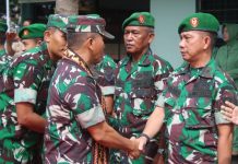 Kunker Di Kodim 0412 Lampura, Ini Pesan Pangdam II Sriwijaya Mayjen TNI Yanuar Adil
