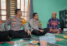 Sambangi Rumah Korban Pembunuhan, Kapolres Mesuji Sampaikan Duka Cita Mendalam