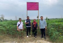Kepentingan Penyidikan, Kejari Mesuji Segel Lahan di Desa Sriwijaya