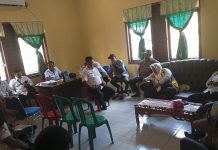 Jelang Panen Raya Padi, Camat Rawajitu Utara Diskusi dengan Kades dan Gapoktan