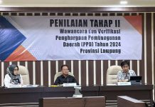 Ketua DPRD Lampung Hadiri Acara Penilaian Tahap 2 Penghargaan Pembangunan Daerah