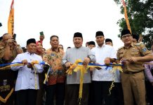 Gubernur Arinal Resmikan Jembatan Way STKIP-PGRI yang Menghubungkan Kota Metro dan Lampung Timur