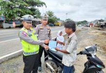 Razia Knalpot Racing, Satlantas Polres Mesuji ajak Masyarakat Tertib Berkendara