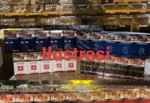 Membawa Rokok Ilegal, warga Lampung Tengah Ditangkap