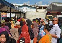 Pemkab Mesuji Gelar Pasar Murah, Kapolres Mesuji Tinjau Keamanan