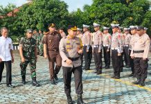 Pimpin Apel Pasukan Ops Ketupat Krakatau 2024, Kapolres Mesuji siap Amankan Pemudik