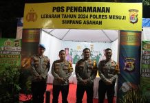 Kapolres Mesuji Cek Pos PAM, Siap Amankan Perayaan Lebaran Idul Fitri