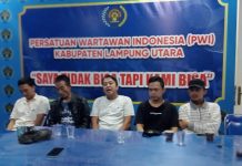 Tenaga Honorer dan TKS BPBD LU Sambangi PWI