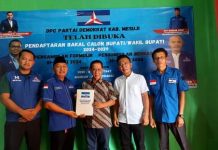 Dia Hari Buka Penjaringan Cakada dan Cawakada, Demokrat Mesuji Ramai Peminat