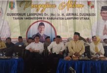 Gubernur Lampung Gelar Pengajian Akbar Di Lampung Utara