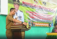 Staf Ahli Bupati Hadiri Penyerahan Bantuan Alsintan di Lampung Utara.