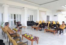 Ibu Maidawati Samsudin Terima Kunjungan Pengrajin Batik Lampung di Mahan Agung