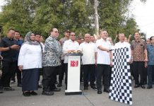Pj. Gubernur Dampingi Mendag Lepas Ekspor Olahan Kelapa PT. Sari Segar Husada, Lampung Selatan