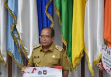 Pj Gubernur Lampung Terima Insentif Fiskal Pengendalian Inflasi Daerah
