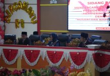 DPRD Mesuji Gelar Paripurna Mendengarkan Pidato Kenegaraan HUT RI ke 79