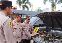 Jelang Pilkada 2024, Kapolres Mesuji Cek Sarpras dan Randis