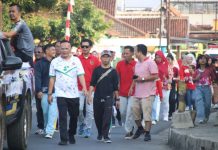 Jalan Sehat PWI & IKWI Lampung Utara