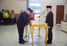 Dilantik Langsung Febrizal Levi, Pj Sekda Mesuji Dijabat Oleh Wahyu Arswendo Umbara