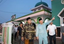 Pj. Gubernur Lampung Laksanakan Shalat Subuh Berjamaah di Tanggamus