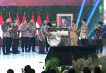 Pj Gubernur Lampung Hadiri Rakornas Pemerintah Pusat dan Daerah 2024 yang Dibuka Presiden Prabowo Subianto
