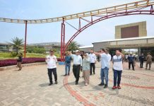 Pj. Gubernur Lampung Tinjau Progres Pembangunan Kawasan Bakauheni Harbour City