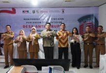 KPK RI Monitoring Hasil Penilaian Perluasan Percontohan Desa Antikorupsi di Provinsi Lampung