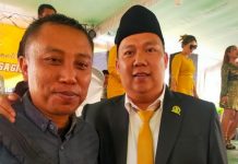 ETS Dilantik Jadi Anggota DPRD Lampung Disambut Para Simpatisan