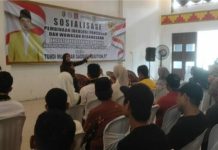 Tondi Muammar Ghadafi Nasution Sosialisasi Ideologi Pancasila di Metro