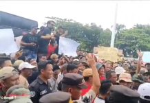 Tuntut Kenaikan Harga Singkong, Ribuan Petani Singkong Di Lampung Utara Unjuk Rasa