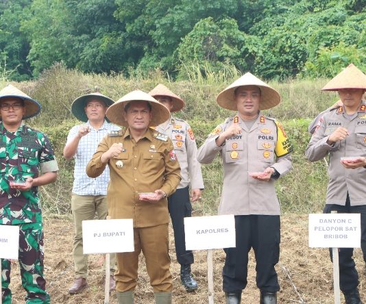 Tanam Jagung Serentak, Aswarodi : Perlunya Sinergi Antara Pemerintah TNI, Polri dan Petani