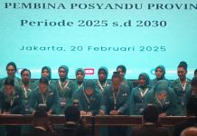 Purnama Wulan Sari Mirzani Djausal Dilantik sebagai Ketua TP. PKK dan Ketua TP. Posyandu Provinsi Lampung