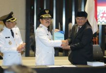 Gubernur Lampung, RMD Pimpin Sertijab Bupati dan Wakil Bupati Lampung Utara