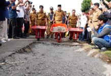 Groundbreaking Jalan Kotabumi,Bandar Abung Awali Komitmen Gubernur Tingkatkan Pembangunan Infrastruktur di Provinsi Lampung