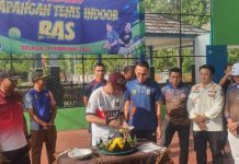 Raden Adipati Resmikan Indoor Tenis RAS