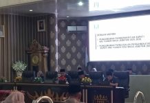 Rapat Paripurna DPRD Waykanan Pengangkatan Wakil Bupati Menjadi Bupati Way Kanan Masa Jabatan 2025-2030,