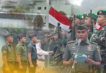 KODIM 0412/LU, Gelar Upacara Bendera Bulanan “Mempertegas Jati Diri Sebagai Prajurit dan Aparatur Negara”.